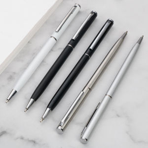 Factory Direct Supply Metal Gaoshi Hotel Ballpoint Pen Rotatable Pen Business Gift Pen Custom Wholesale