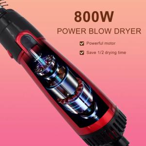 Máy Sấy Tóc Nóng 3 Đầu Solimpia 800W Máy Làm Thẳng Uốn Chải Tạo Kiểu Tóc Cho Nữ