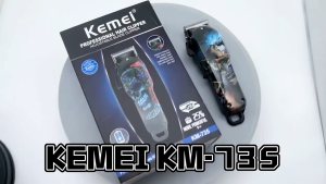 Kemei Professional Electric Hair Clipper KM-735 Adult And Childrens Wireless Shaver Rechargeable Hair Clipper
