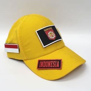 Topi SABHARA Tactical PDL Kamuflase dan Warna Free Bonus 3 Patch Emblem Prepet Perekat Velkro