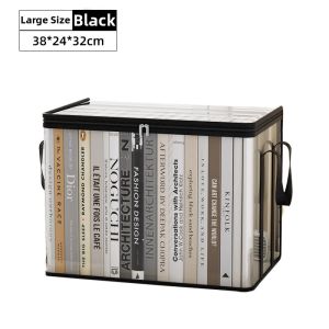 Transparent Large Capacity Book Organizer Box