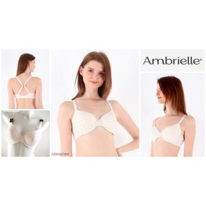 Bra Wanita Kawat Busa Tipis Full Cup Ambrielle Bahan Katun Underwear Pakaian dalam wanita AB555CRM