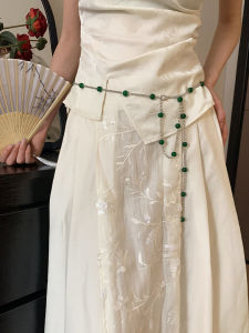 Thắt Lưng Kim Loại Mới Theo Phong Cách Trung Hoa Cao Cấp Cho Nữ Váy Thắt Lưng Thắt Eo Đa Năng Thiết Kế Mỏng Mùa Hè 2024