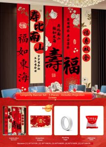 SHIFEITU | Elder Birthday Party Decoration Banner