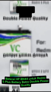 BATERAI BATRE BATRAI HP XIAOMI REDMI 5 PLUS XIOMI BN44 BN 44 BN-44 ORI DOUBLE POWER