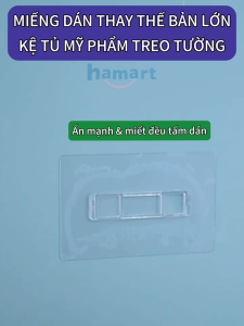 Miếng Dán Kệ Mỹ Phẩm Thay Thế Tủ Để Đồ Trang Điểm Treo Tường Nhà Tắm Dự Phòng Siêu Dính Maiha