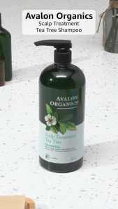Avalon Organics Tea Tree Scalp Treatment Shampoo - Anti-Dandruff Soothes Itchy Scalp Oil Control & Volumizing 946ml