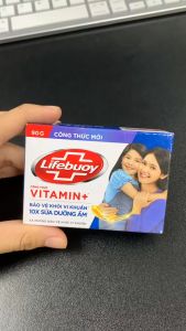 Xà bông cục Lifebuoy màu xanh chăm sóc da  90g
