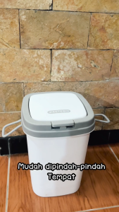 Tempat Sampah Dengan Tutup Kotak Tong Sampah Plastik Kertas Ruang Tamu Multifungsi Minimalis