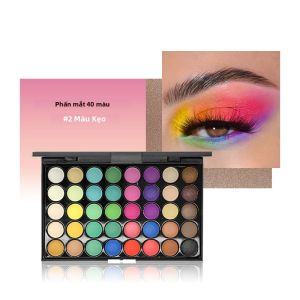 Bảng Phấn Mắt 40 Màu Lì & Nhũ Cao Cấp Màu Nâu Màu Nude Màu Cà Phê Màu Socola Dành Cho Học Sinh Tiệc Tùng Trang Điểm Hàng Ngày Trang Điểm Sân Khấu Chống Nước