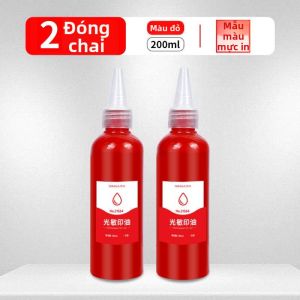 Mực Dấu Đỏ Chống Sáng Khô Nhanh Độ Trong Suốt Cao 100ml