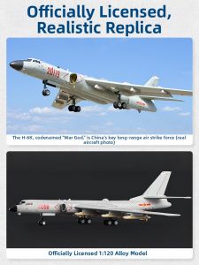 Kaidiwei | Alloy Remote Strategic Bomber Model Replica Military Aircraft Collectible Display