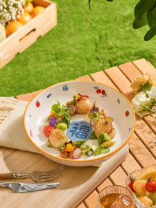mornenjoy | Underglaze High Aesthetic Ceramic Dinnerware Set