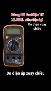 Đồng Hồ Đo Điện Tử XL830L Có Màn Hình LCD Cầm Tay Nhỏ Gọn Thiết Bị Đo Dòng Điện Độ Chính Xác Cao Kèm Pin Và Dây Đo