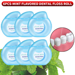 6PCS/3PCS/1PC Peppermint Floss Roll - Cleaning Oral Tools - Floss Stick Adult Home Set