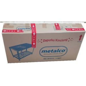 MFT Meja Lipat Stainless Portable Serbaguna