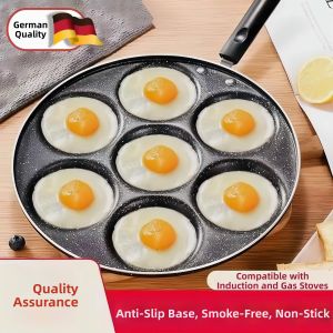 Nonstick Multi-functional Egg Pan Four Holes