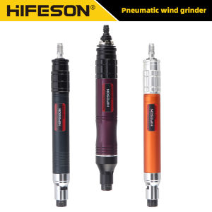 HIFESON ชุดเครื่องเจียรนิวเมติกขนาดเล็ก ปรับความเร็ว สูงปากกาขัดเจียร เครื่องมือแกะสลักดินสอ ขนาดเล็กสำหรับโลหะไม้