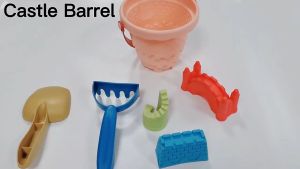 เล่นเด็ด 6 ชิ้น พลาสติก สำหรับกลางแจ้ง เด็กพ่อ-เด็กชูด ตอบพลั่วชูด หาดปราสาท ทรายแบบโตตอบพลูชูดหนัง ชุดถัดเด็ด 60-80 บาท