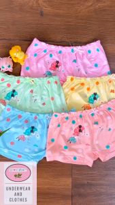 quần chíp đùi cho bé gái (8-35kg) hàng cotton kháng khuẩn chất liệu mịn đẹp co giãn đàn hồi tốt-MS 301