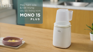 Máy hâm sữa và tiệt trùng siêu tốc thông minh FATZ BABY Mono 15 Plus FB3006LD 5 chế độ chuyên biệt