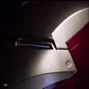 Iron Man Helmet Mk Jarvis Wearable Automatic Opening And Closing Hood Deformable Luminous Hood Mechanical Arm Toy Gifts