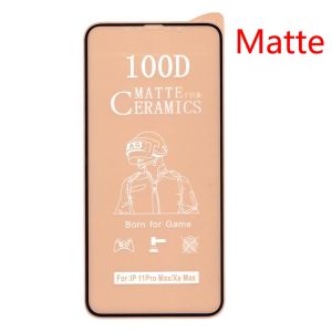 แบบ 100D ด้าน ฟิล์มCERAMIC งอได้ ตกไม่แตก สำหรับ iPhone 11 12/Pro 13 14 Pro Max X XR XS สูงสุด 12/7 12 mini 6 7 8 Plus SE