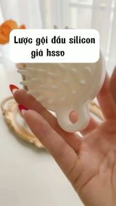 Lược Gội Đầu Massage Da Đầu Silicon Giảm Bết Giảm Rụng Kích Mọc Tóc Hiệu Quả