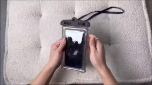Floating Airbag Waterproof Phone Bag Swimming Protective Case High Transparency Touch Screen Cover