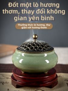 YICHENGXUAN | Indoor Incense Burner Ceramic Tea Ceremony Large Ornament