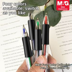 M&G | 4-Color Click Retractable Ballpoint Pen 0.7mm