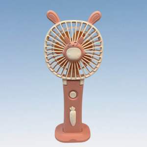 Gloomy Bear Handheld Mini Fan USB Rechargeable  Portable Cooling Fan with Stand Travel Outdoor Office Small Kipas