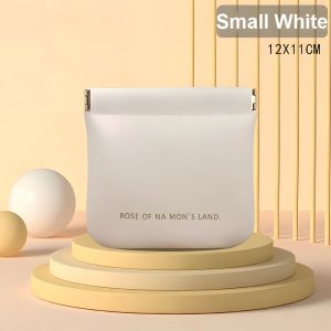 Compact Stylish Waterproof Faux Leather Makeup Brush Lipstick Case DP01