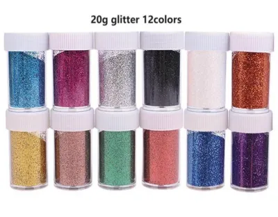 Glitters metallic 20 grams per pc ( 12 colors) sold per pc