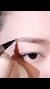 0.01mm Microblade Eyebrow Pen Waterproof Liquid Brow Pencil Lasting Natural Ultra-fine Eyebrow Pencil Makeup [ Ultra-fine Brow Detailing Pen Microblading Effect ]