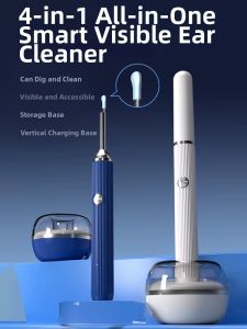 Visual Ear Spoon High Definition Glowing Ear Cleaning Tool Silicone Material Non-Disposable Professional Ear Picking Tool