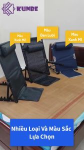 Ghế Bệt Tựa Lưng Thư Giãn KUNBE Nhiều Cấp Độ Có Thể Gập Gọn Phù Hợp Cho Người Già Người Bệnh Học Sinh Nhân Viên Văn Phòng