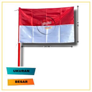 Bendera Merah Putih Indonesia Sedang Ukuran 140x90 Cm