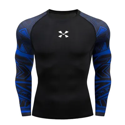 Cody Lundin Nam Slim Fit Nén Tập Gym Mặc Áo Thun Bơi Rash Guard Polyester Tatting Mùa Hè Thu Chạy Bộ Hàng Đầu