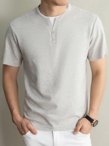 J&FO | Cotton Two-in-One Style Round Neck Short Sleeve T-Shirt