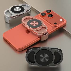 ⚑Creative Dual Three-Finger Back Clip Holder Multipurpose Foldable Phone Grip 360 Rotation Cell Phone Stand