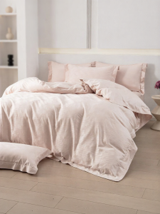 Luxury Satin Texture 100% Cotton Bed Set