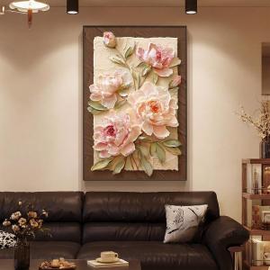 HAIMASHENGKANG | Retro Cream Style French Floral Decorative Painting