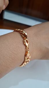 Gelang Tangan Sisik Naga Ukir Model Lebar Perhiasan Fashion Import Premium Mewah Anti Karat cocok dipakai sehari-hari pesta kondangan jalan-jalan kado hadiah bcg116 fj