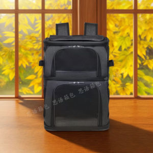 MLZH | Spacious Double Layer Foldable Ventilated Pet Backpack