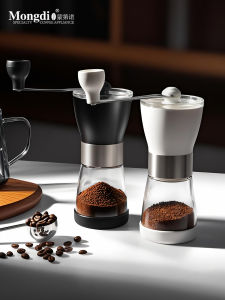 Máy Xay Cà Phê Cầm Tay Bằng Tay Quay Dùng Trong Gia Đình Lưỡi Dao Gốm Máy Xay Cà Phê Bằng Tay Màu Trơn