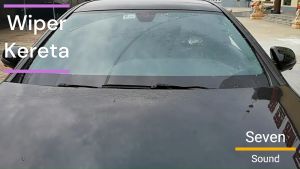 1Pcs Soft Rubber Car Wiper Window Silicone Wipers Kereta Proton Perodua Honda Toyota Nissan Hyundai