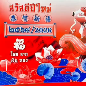 ปฏิทินตั้งโต๊ะ 2569 Calendar 2026 ขนาด8x10 ปฏิทินจีนเล่มใหญ่บอกวันพระวันหยุด มีใบ้เลข บอกฤกษ์มงคล Abizgogo