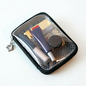 Portable Makeup Bag Cosmetic Pouch Cube Shape Travel Toiletry Organizer Compact Vanity Case Beauty Storage Bag for Gym Bathroom