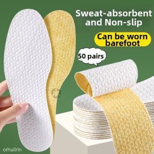 FUYOU | Sweat Absorbent Odorless Breathable No-Wash No-Dry Non-Slip Shoe Insoles
